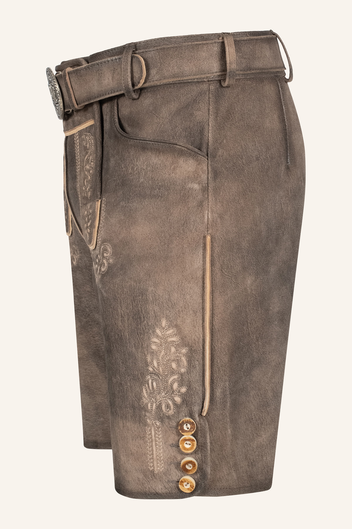 Lederhose Mailo met riem