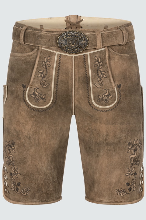 Lederhose Corentin met riem