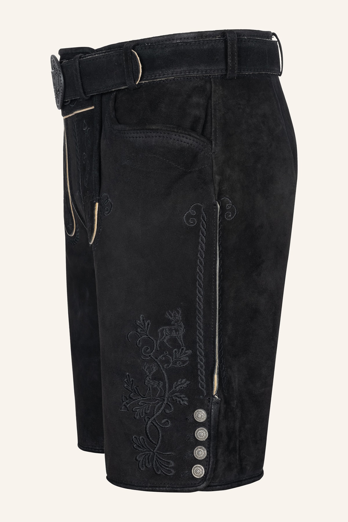 Lederhose Sylvar met riem