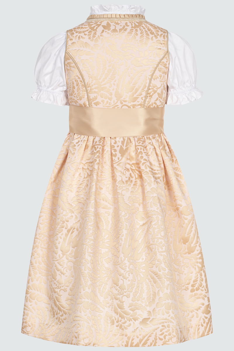 Dirndl voor kinderen Bruni in beige in de Krüger Dirndl Online Shop