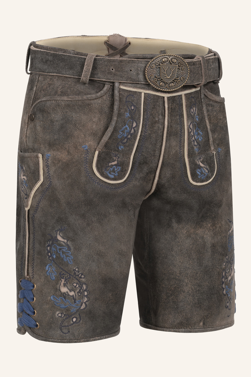 Lederhose Vasili met riem
