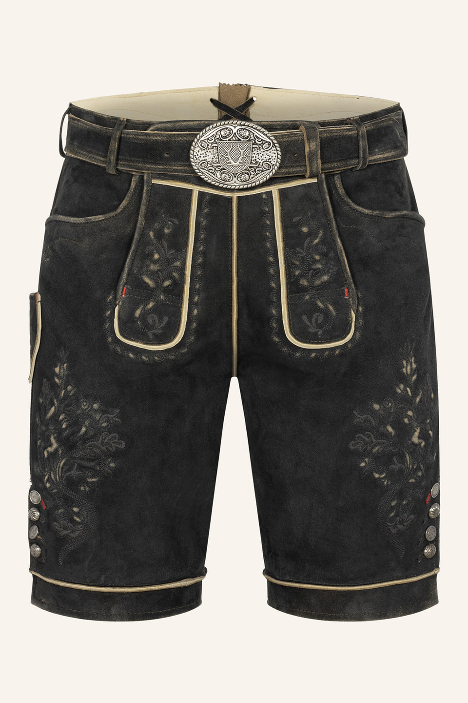 Lederhose Kuno met riem