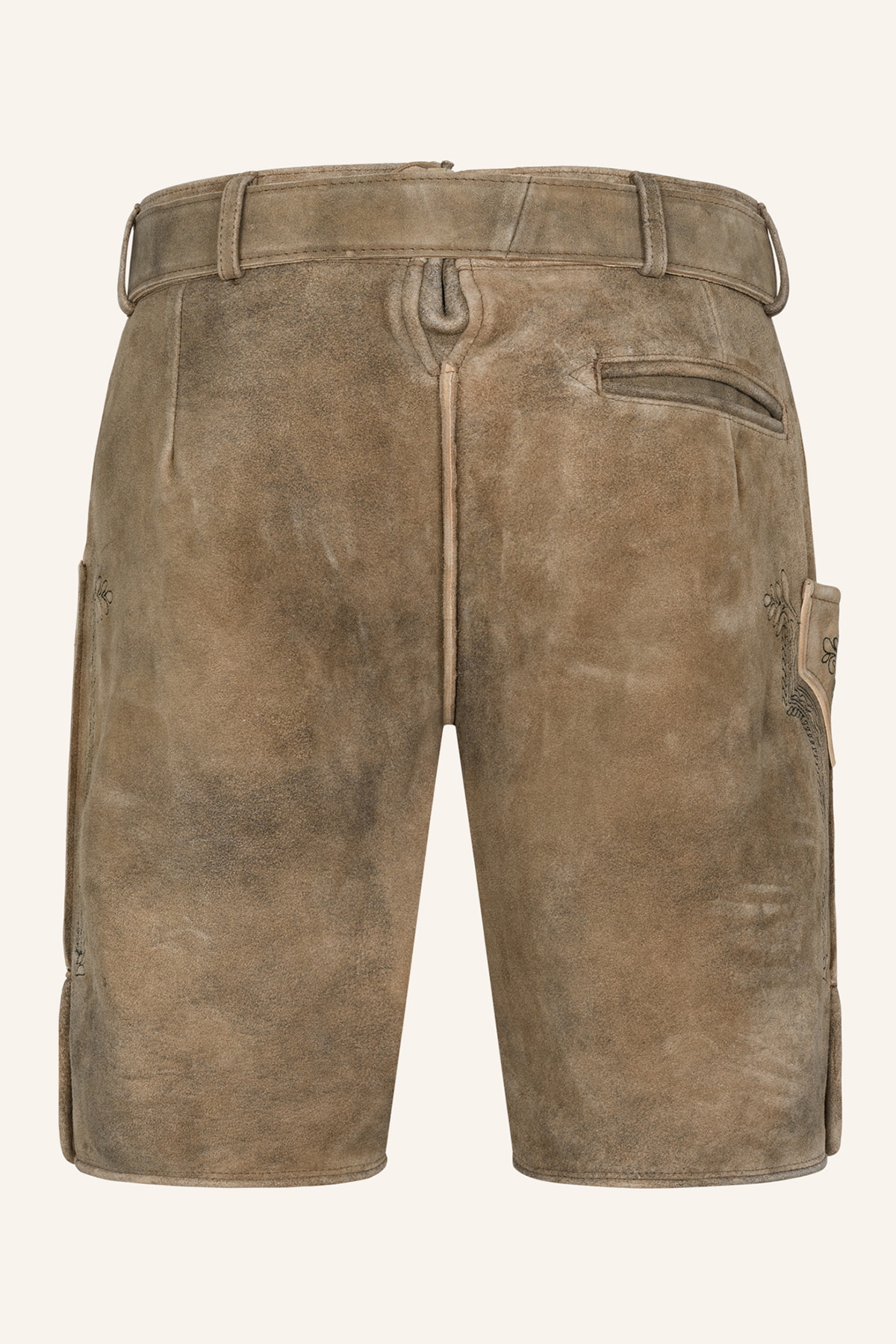 Lederhose Karim met riem