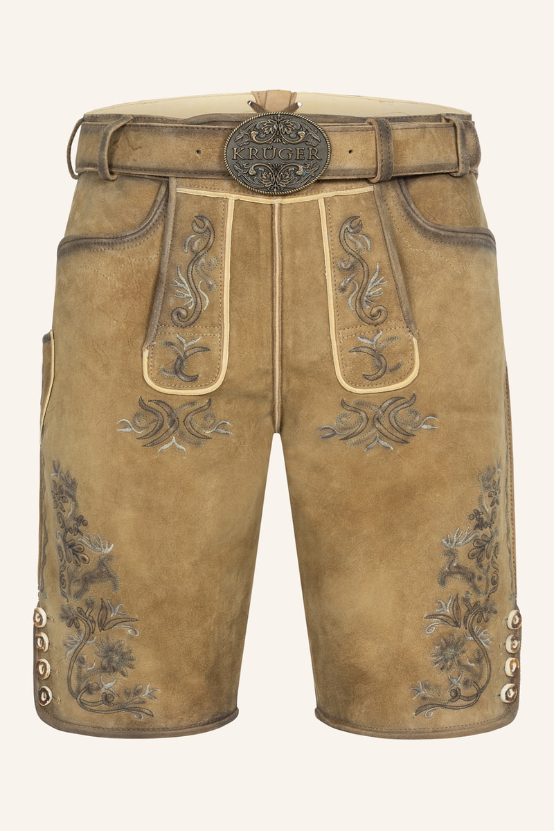 Lederhose Juan met riem