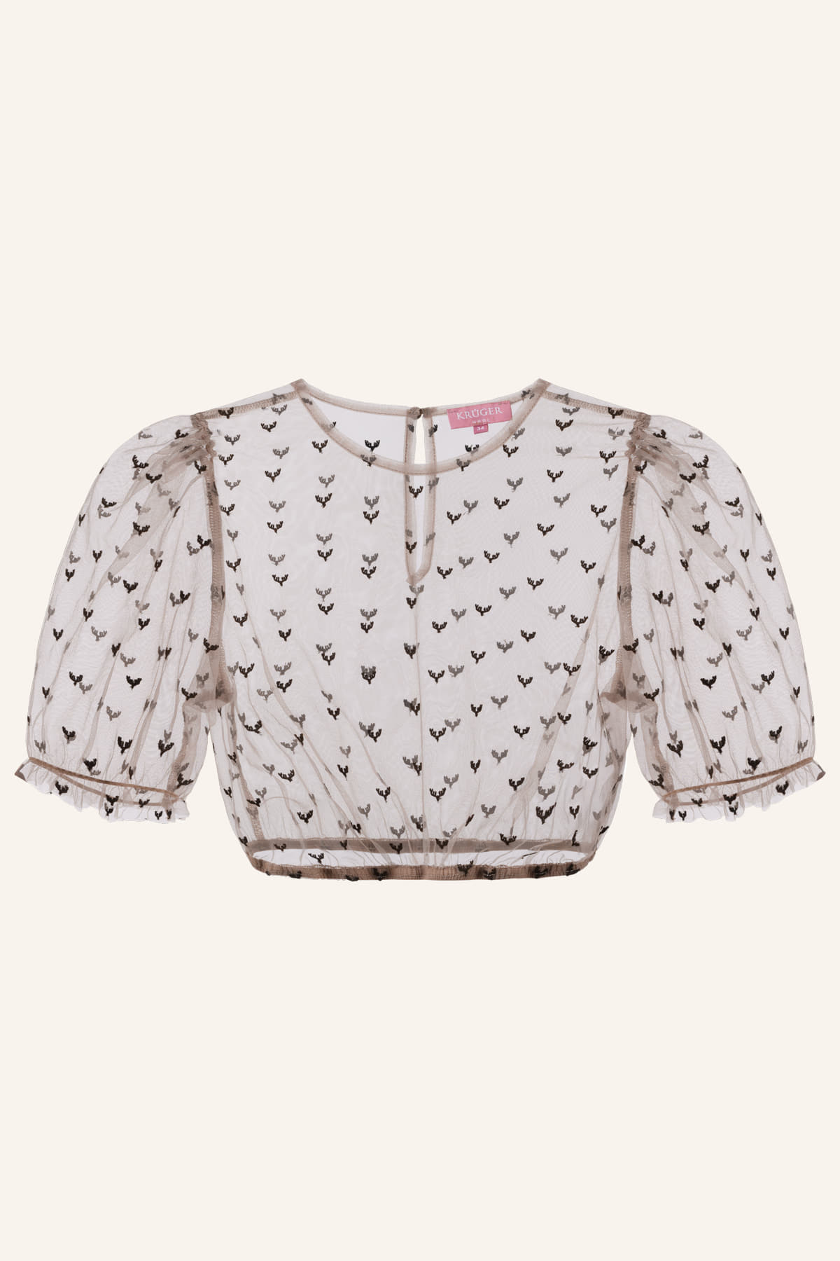 Dirndl blouse Koko Braun