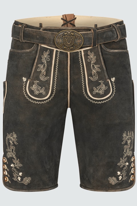 Lederhose Arendt met riem