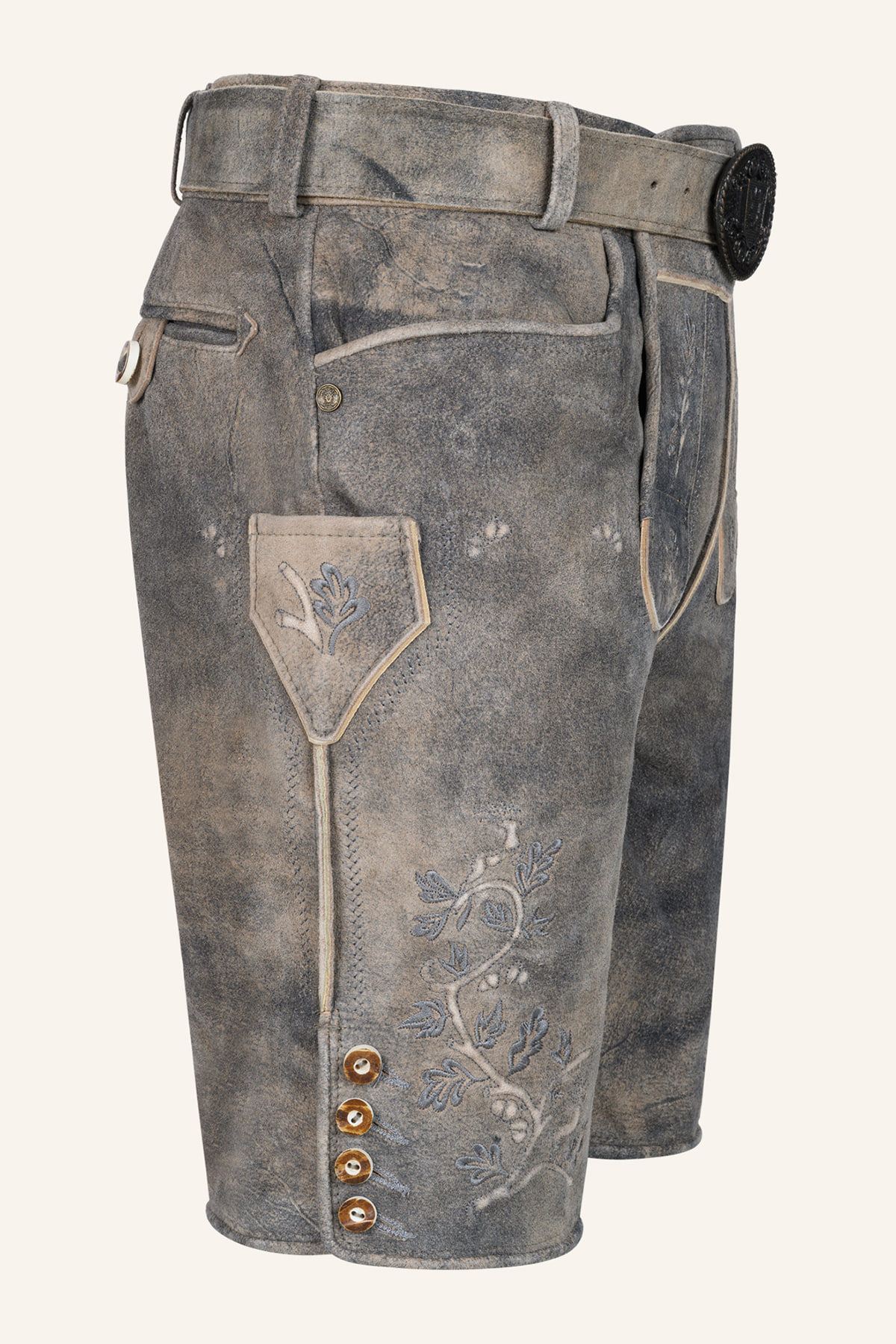Lederhose Berno met riem