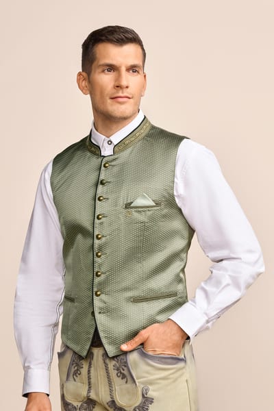 Trachten vest Alec