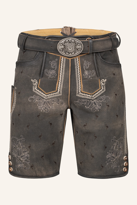 Lederhose Udo met riem