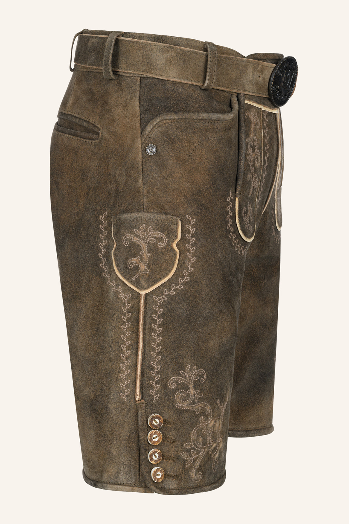 Lederhose Maylon met riem