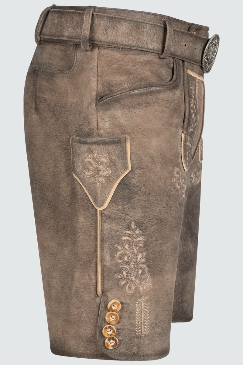 Lederhose Mailo met riem