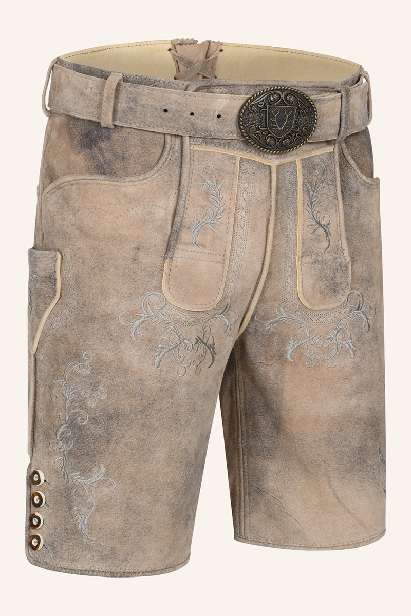 Lederhose Delio met riem