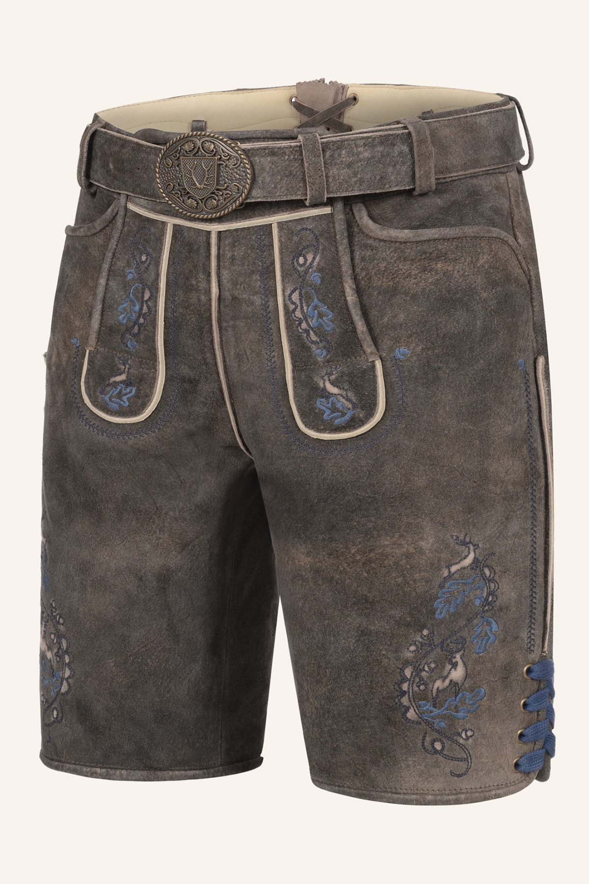 Lederhose Vasili met riem
