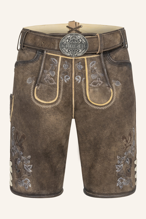 Lederhose Ulli met riem