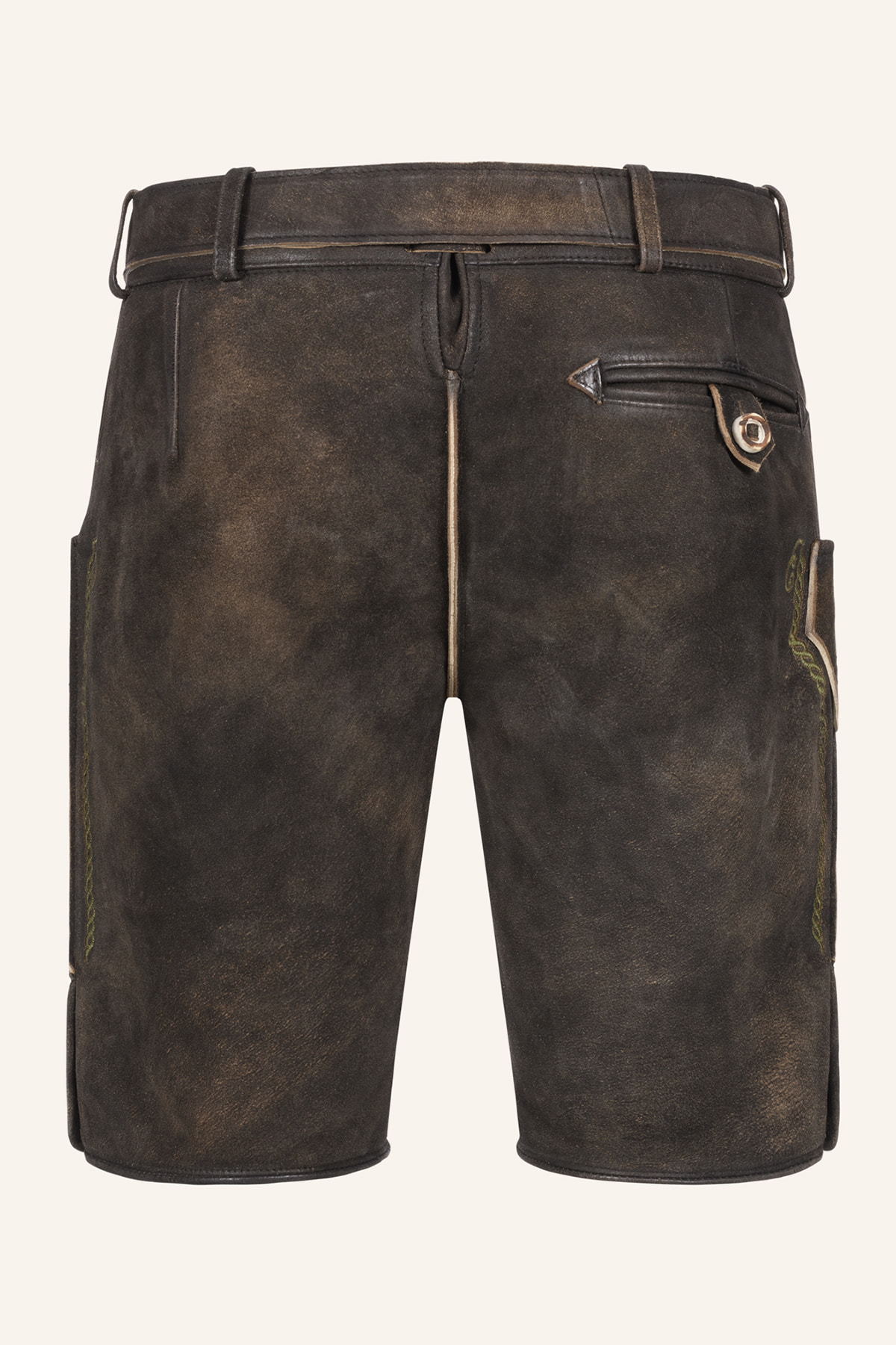 Lederhose Milian met riem
