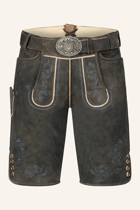 Lederhose Yanis met riem