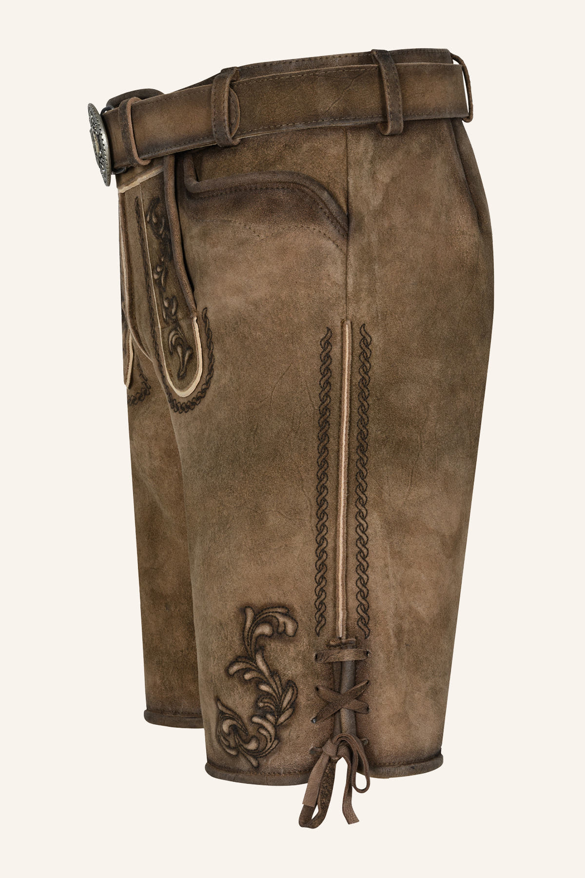 Lederhose Rodney met riem
