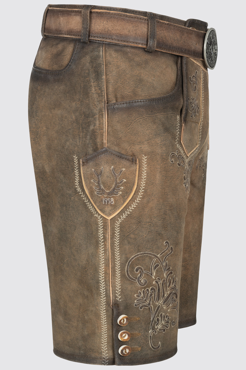 Lederhose Bentje met riem