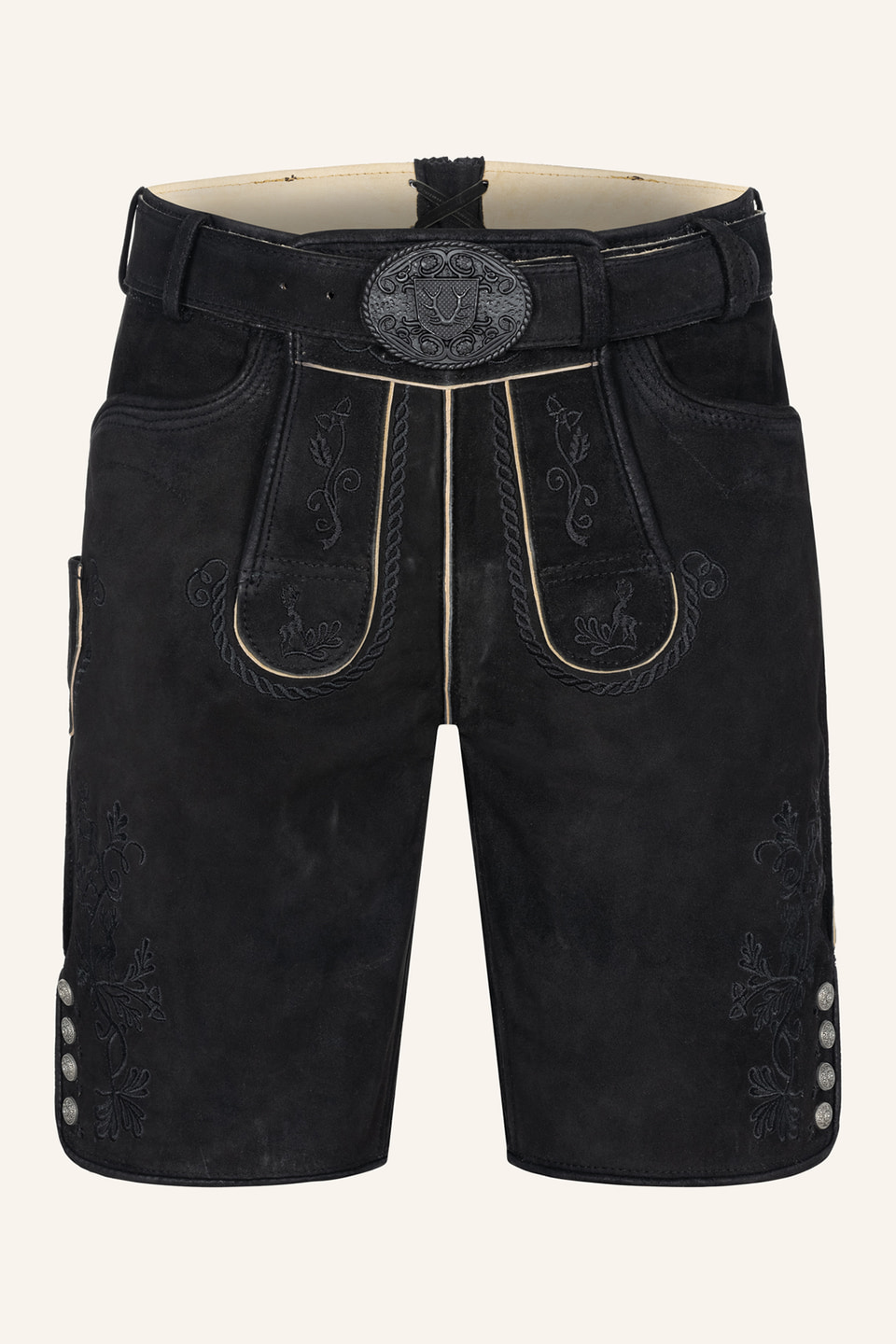 Lederhose Sylvar met riem