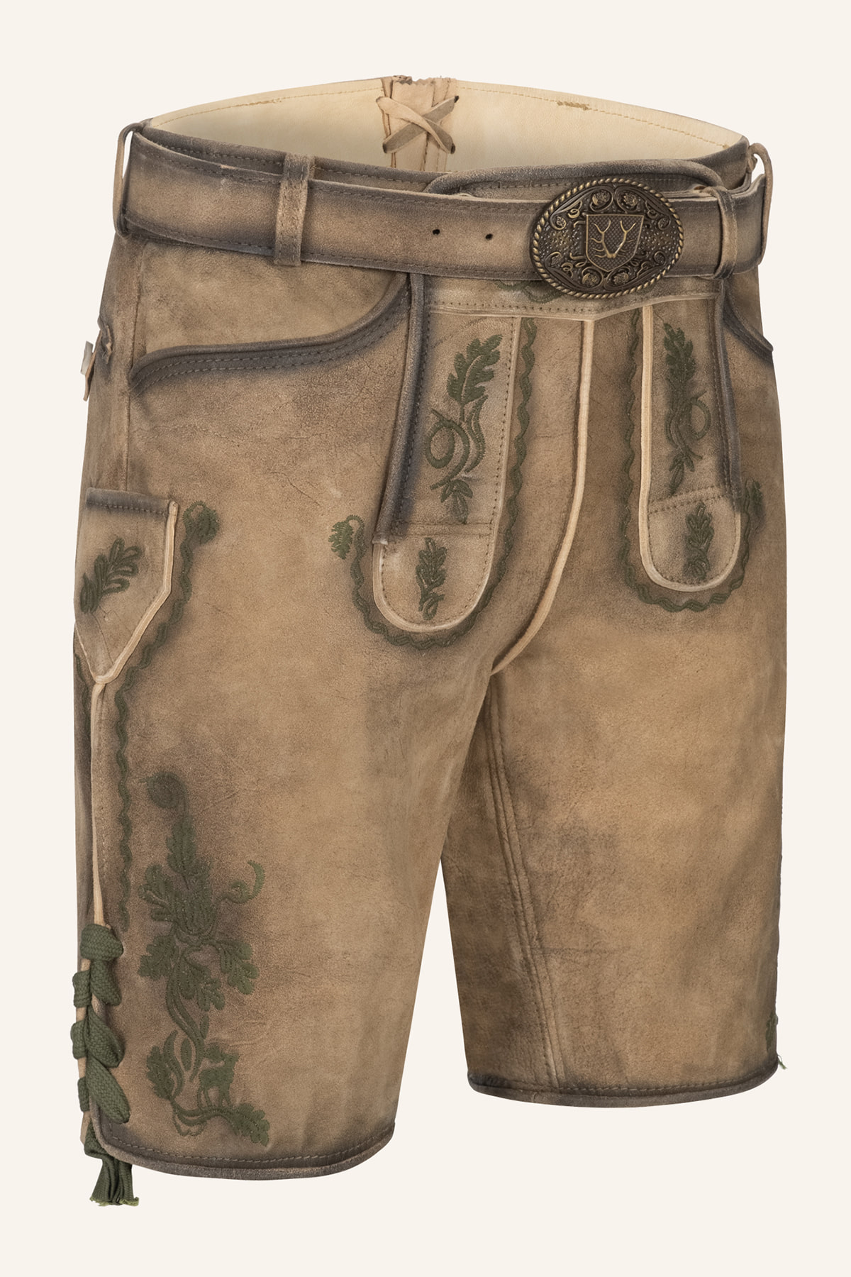 Lederhose Ulli met riem
