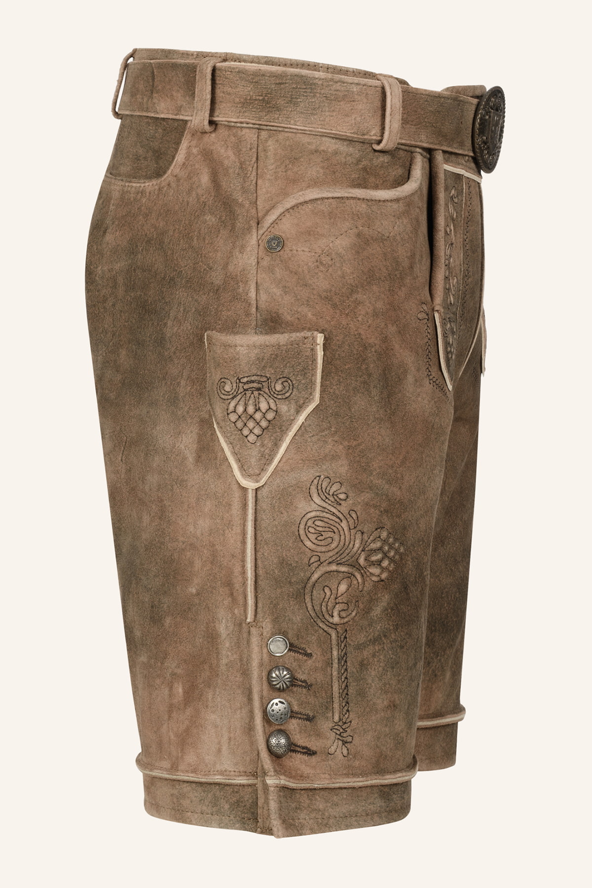 Lederhose Jakobus met riem 