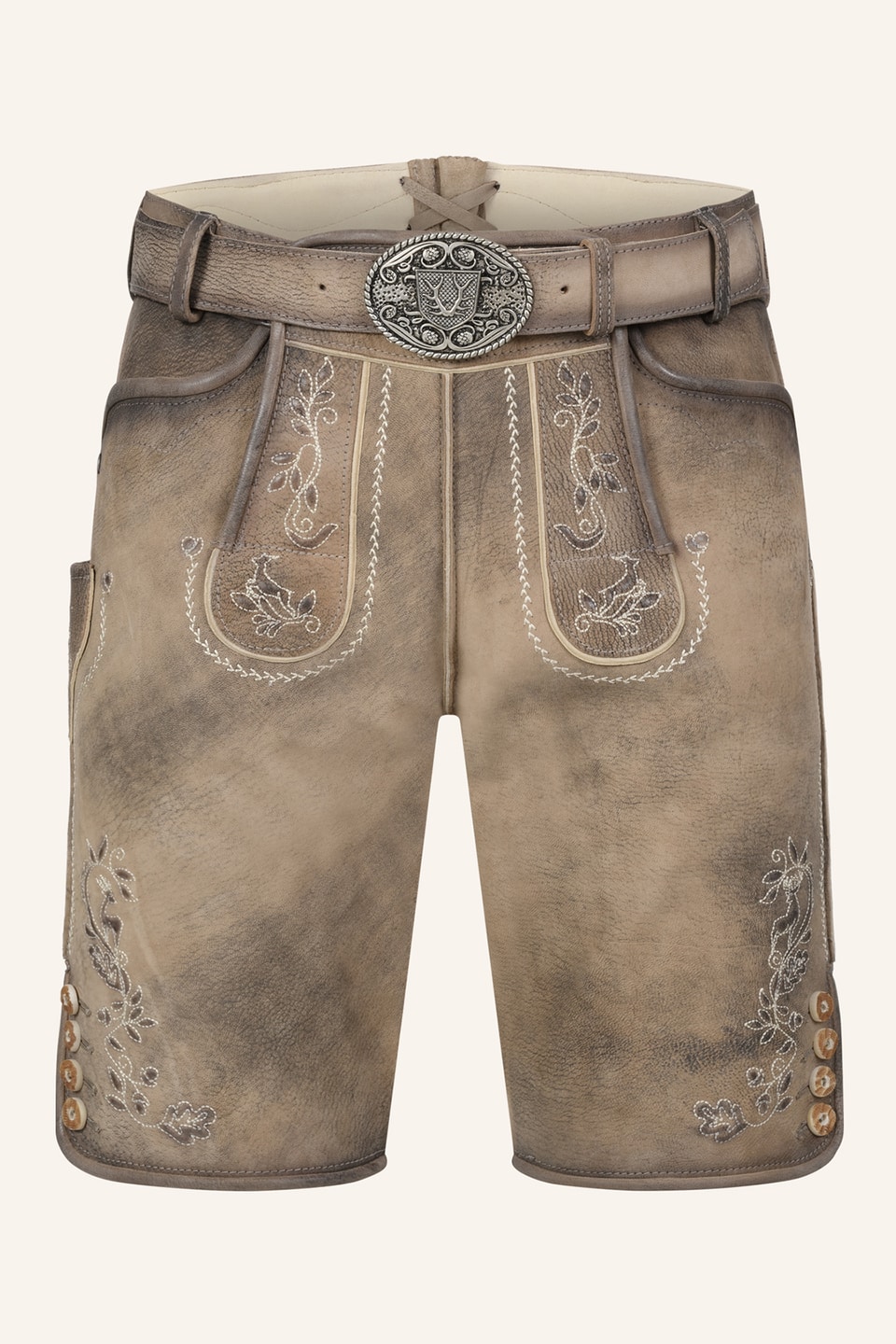 Lederhose Wincent met riem