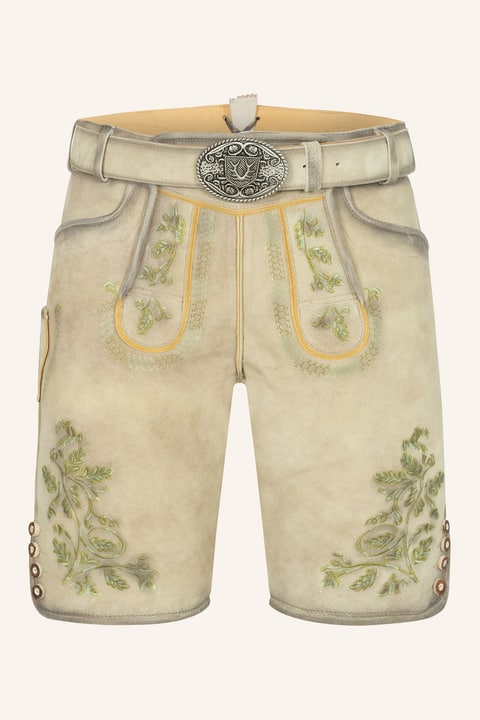 Lederhose Arlo met riem