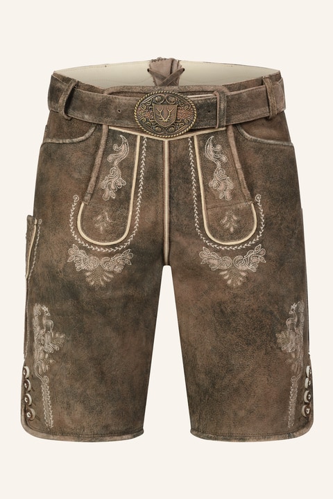 Lederhose Josha met riem