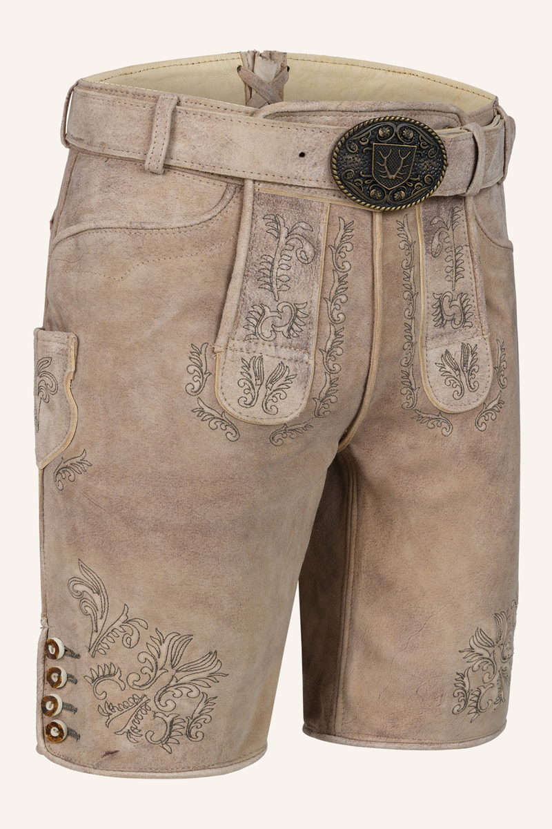 Lederhose Patrizio met riem