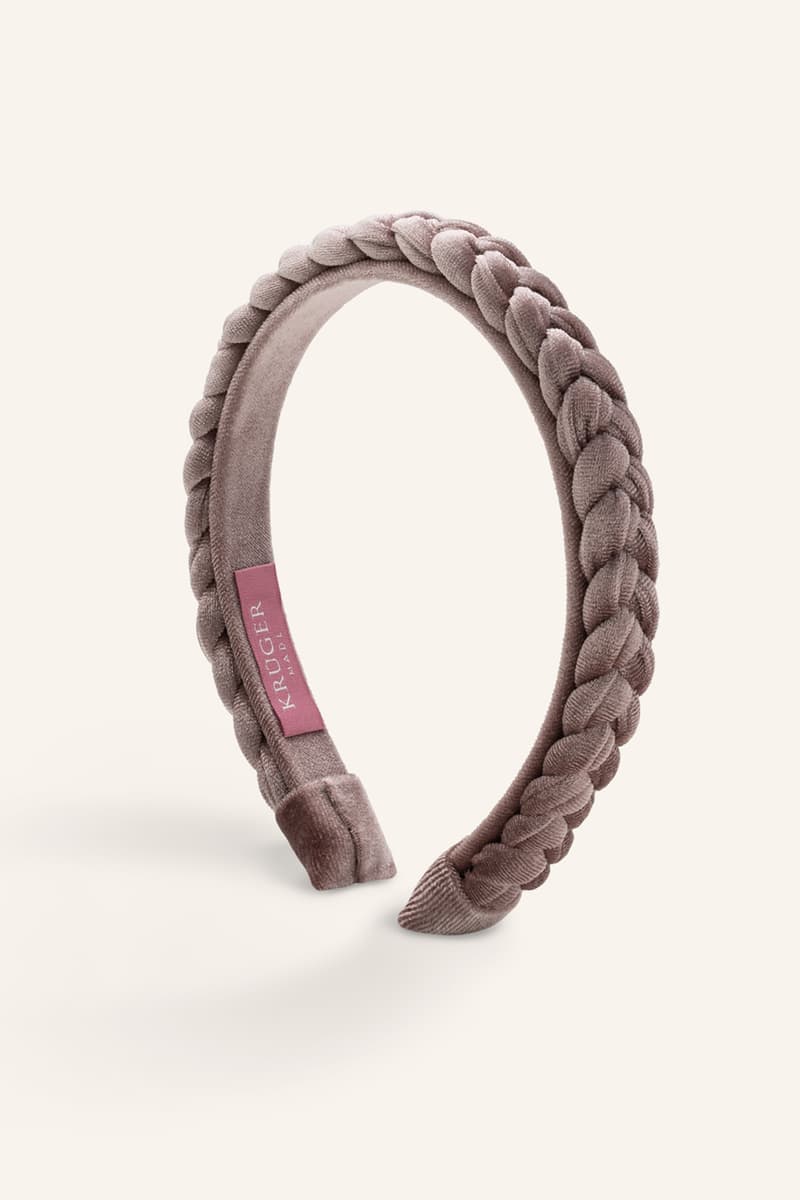 Smalle fluwelen haarband