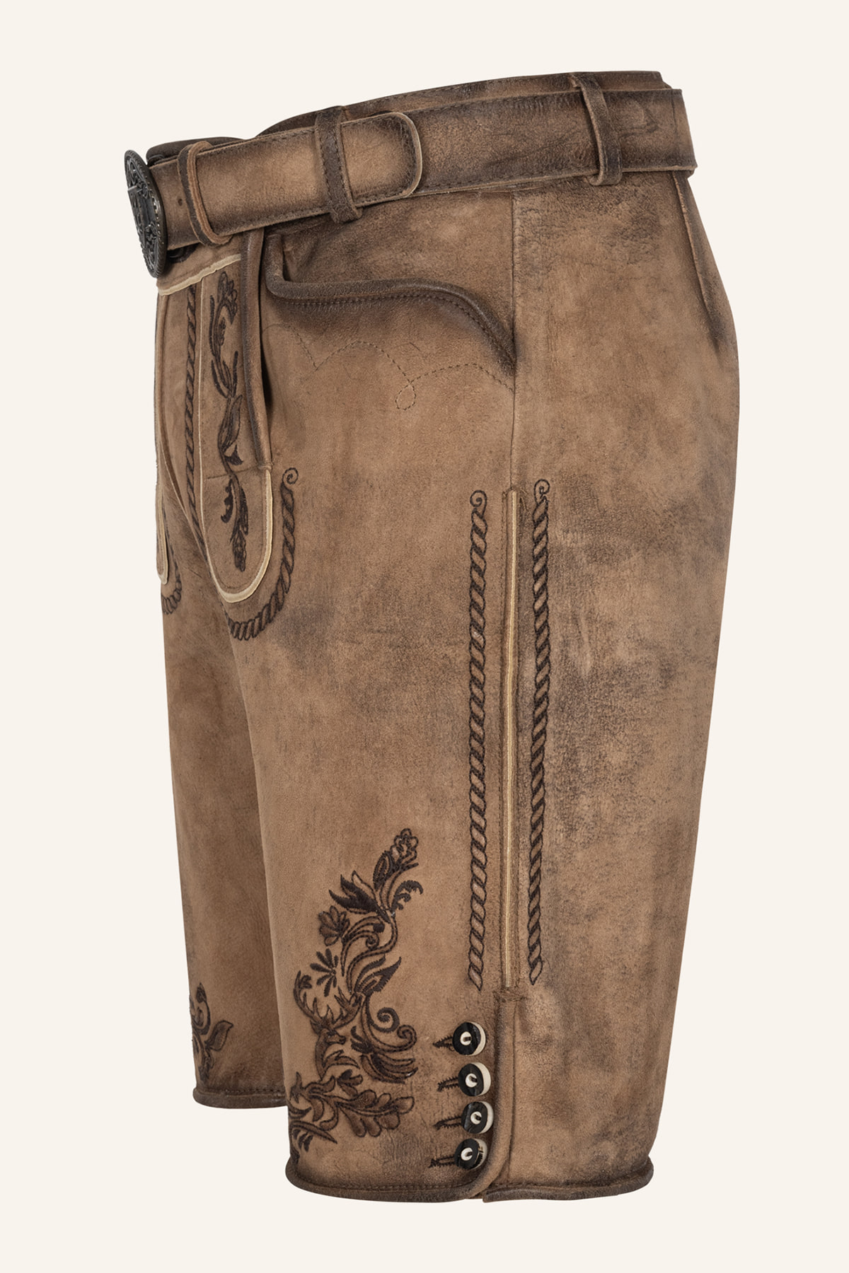 Lederhose Devian met riem