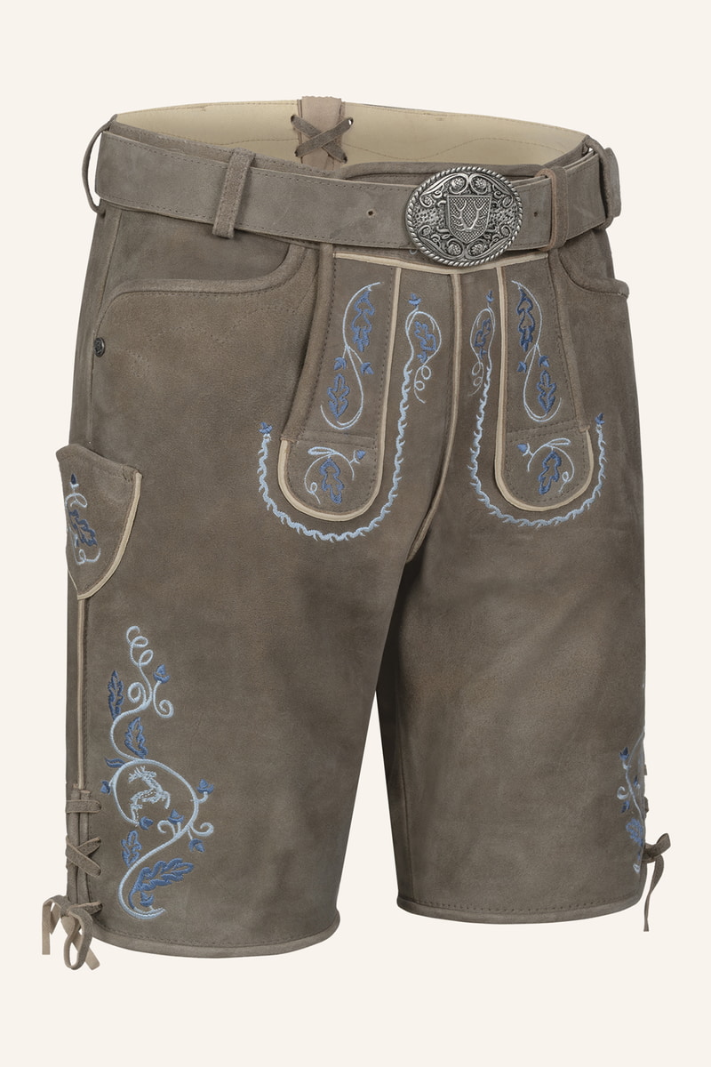 Lederhose Malik met riem