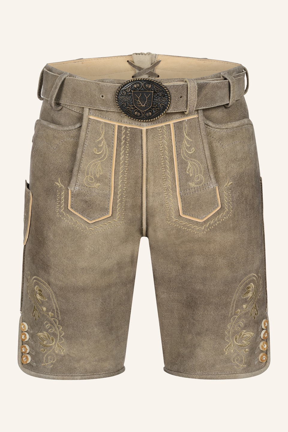 Lederhose Iwan met riem