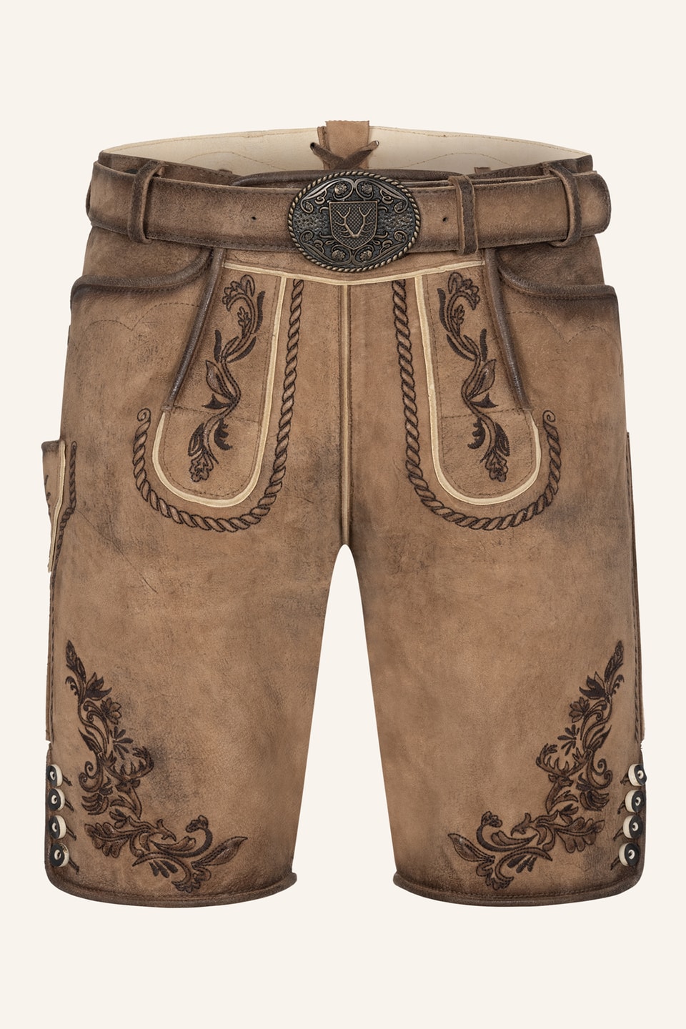 Lederhose Devian met riem