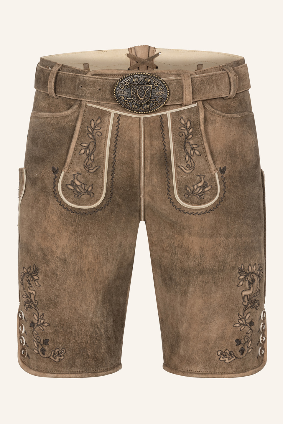 Lederhose Corentin met riem
