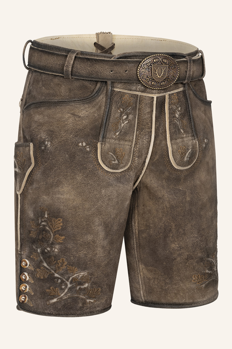 Lederhose Wanja met riem