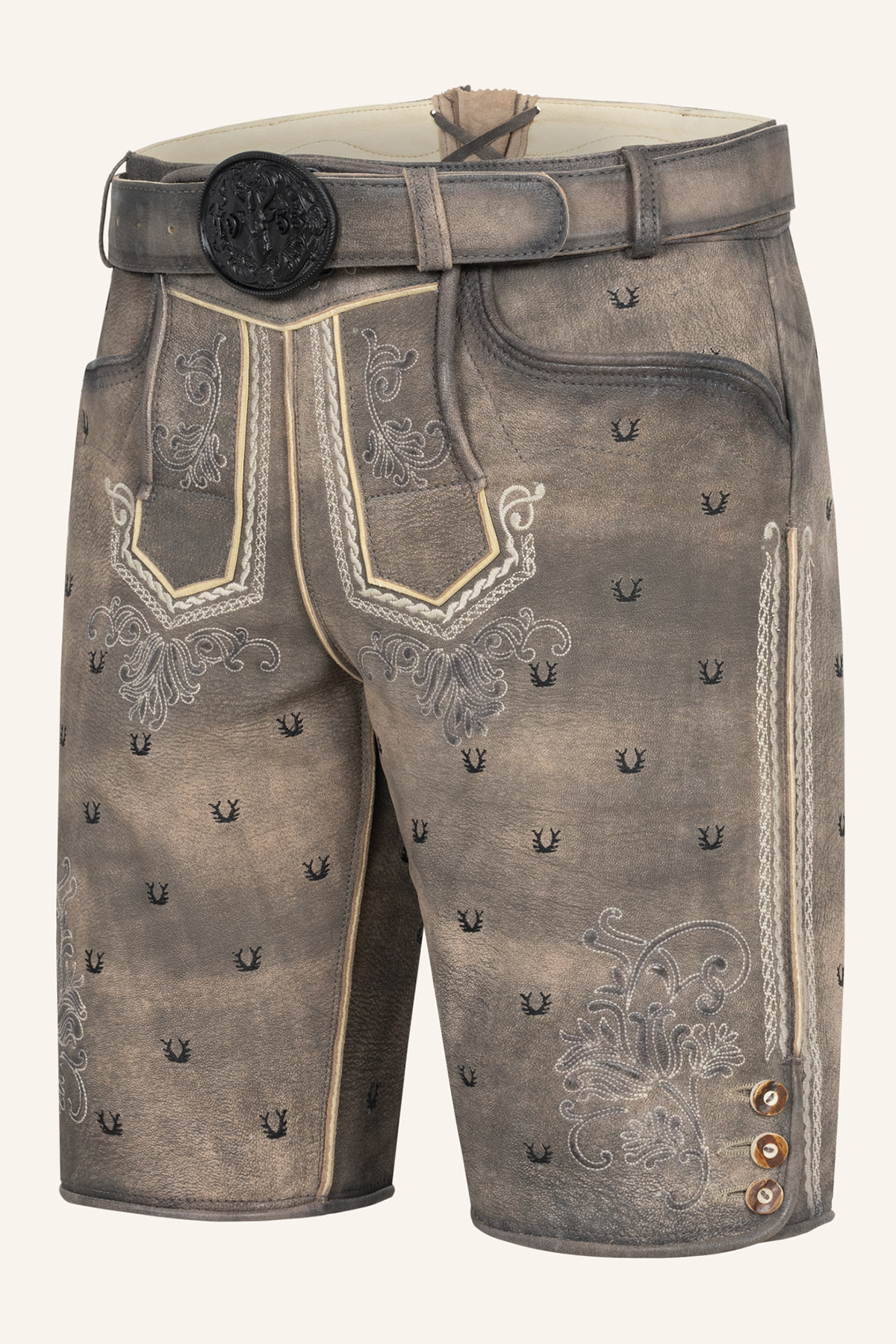 Lederhose Harvey met riem