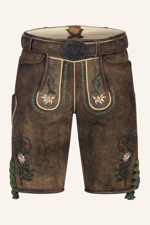 Lederhose Alexander met riem