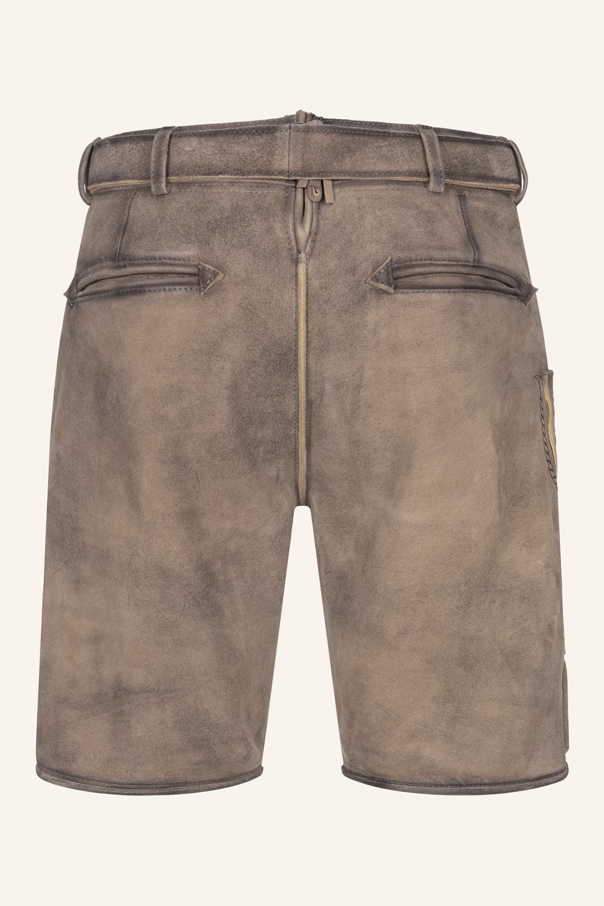 Lederhose Brandon met riem