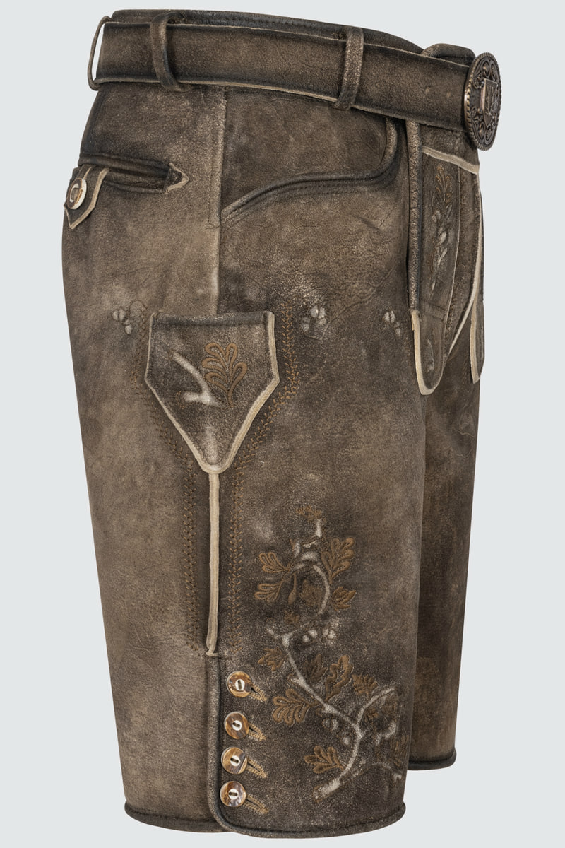 Lederhose Wanja met riem