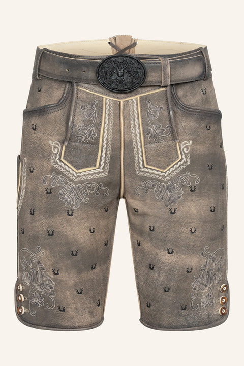 Lederhose Harvey met riem