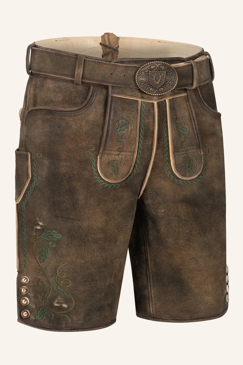Lederhose Tarius met riem