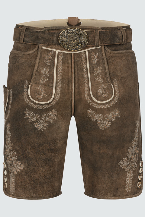 Lederhose Quan met riem