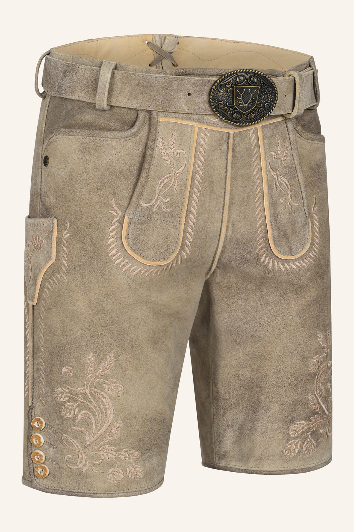 Lederhose Ryann met riem