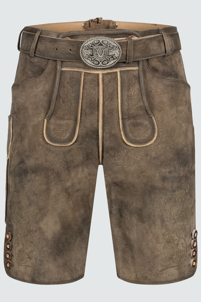 Lederhose Denis met riem