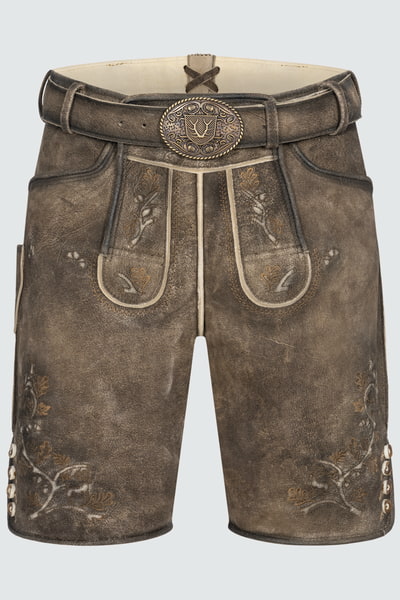 Lederhose Wanja met riem