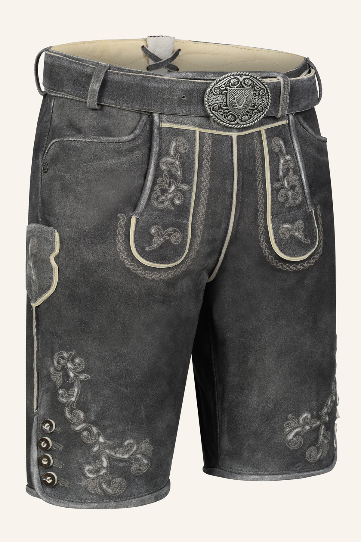 Lederhose Nevi met riem