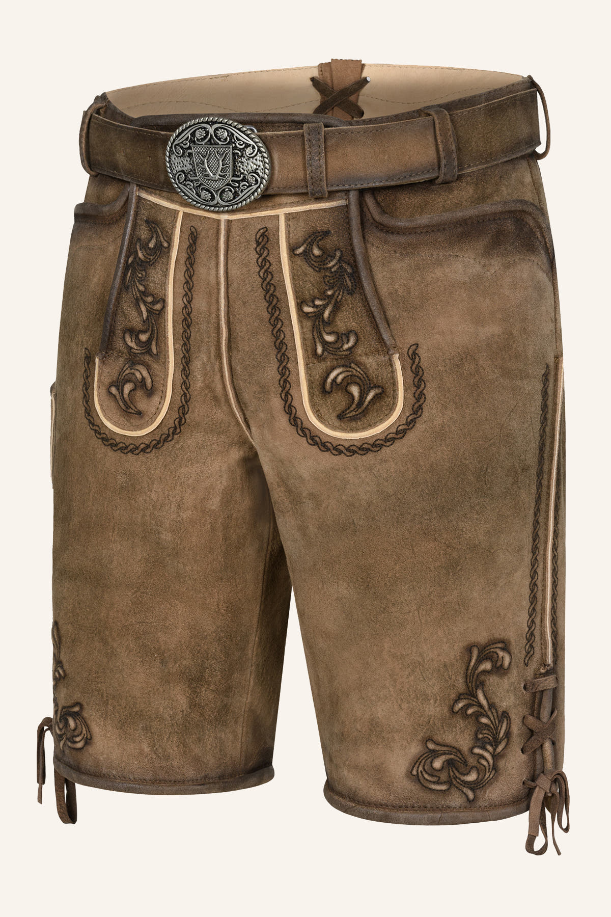 Lederhose Rodney met riem