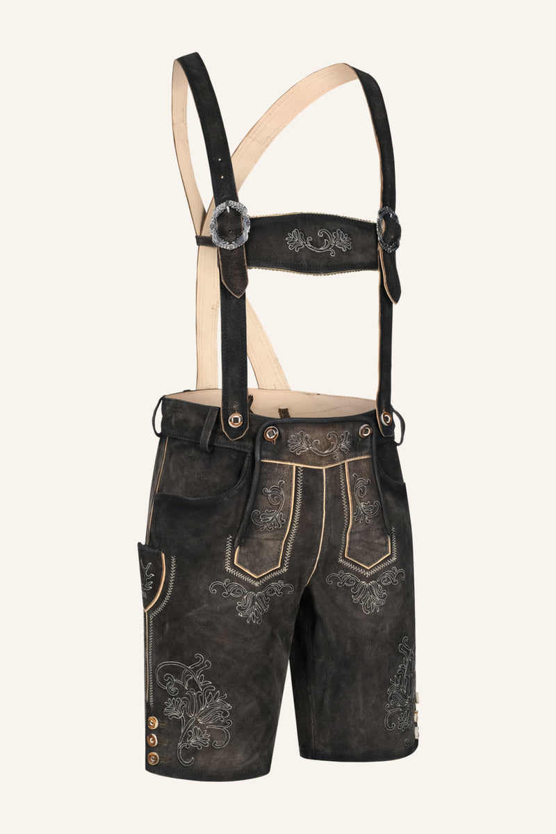 Lederhose Werno met bandjes