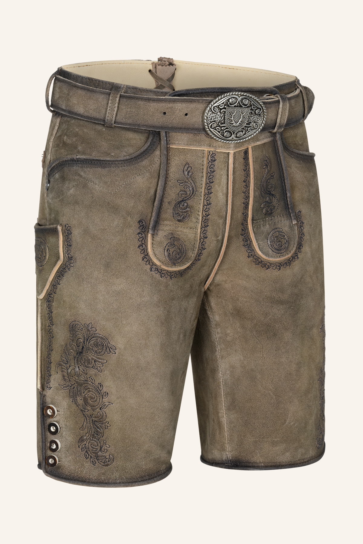 Lederhose Ramiel met riem